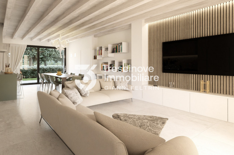 (Per INFO Feltrin ing. Gianni 3288349492) Proponiamo in vendita a Povegliano eleganti bifamiliari...