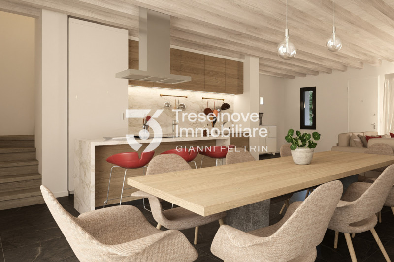 (Per INFO Feltrin ing. Gianni 3288349492) Proponiamo in vendita a Povegliano eleganti bifamiliari...