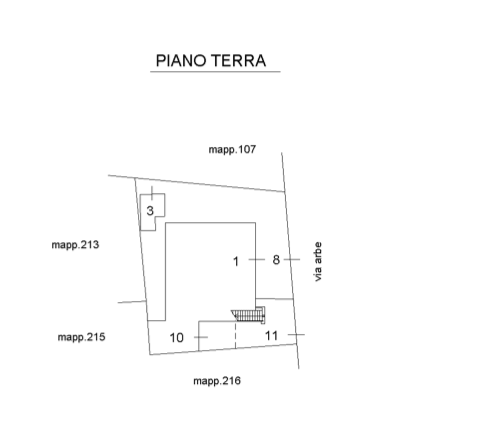 SS.TRINITA' PORZIONE DI BIFAMILIARE PIANO TERRA