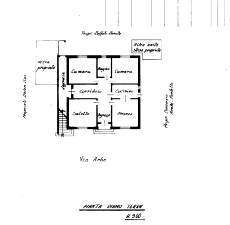 SS.TRINITA' PORZIONE DI BIFAMILIARE PIANO TERRA