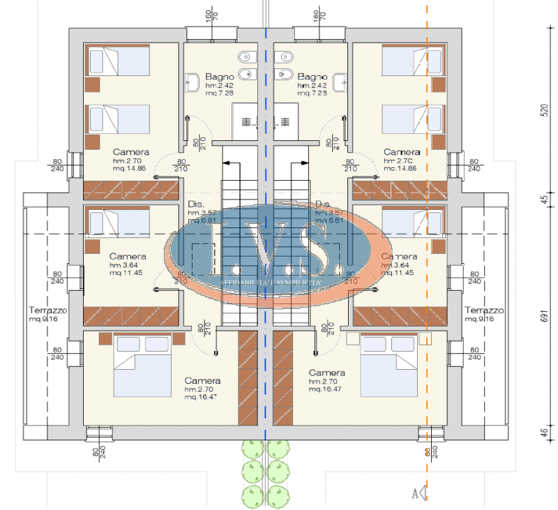 A PONTE DI MOSSANO(VI) in una lottizzazione in fase di costruzione proponiamo porzione di bifamil...