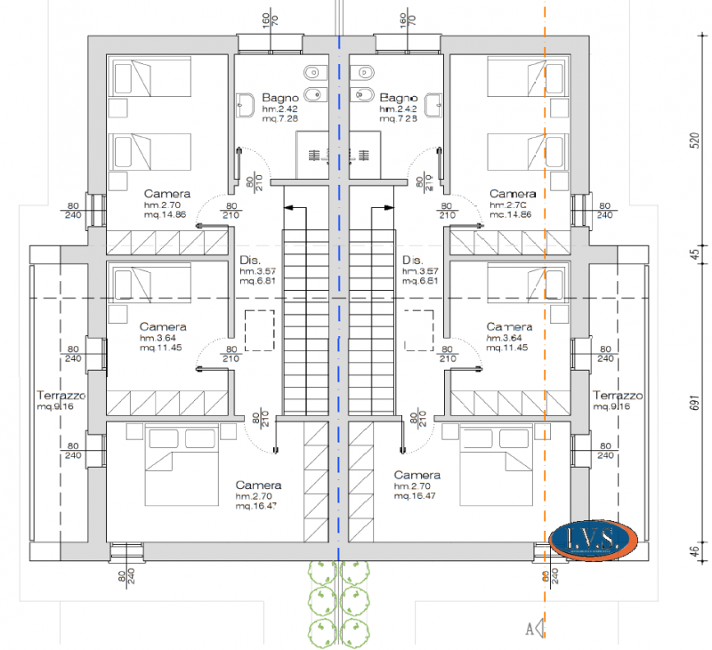 A PONTE DI MOSSANO(VI) in una lottizzazione in fase di costruzione proponiamo porzione di bifamil...