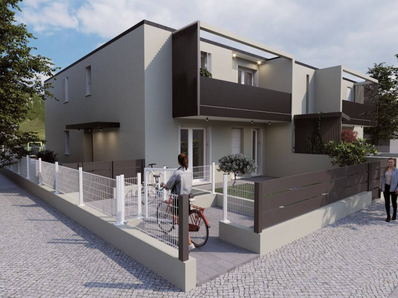 APPARTAMENTO BICAMERE di NUOVA COSTRUZIONE con ingresso INDIPENDENTE e GIARDINO PRIVATO, inserito...