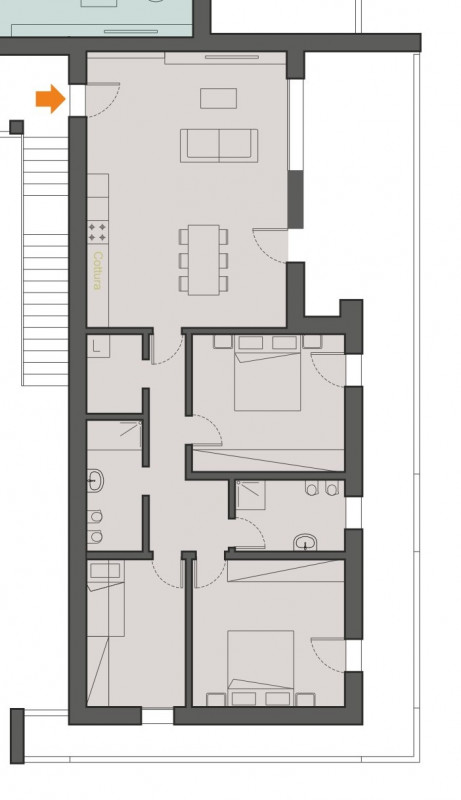 RUBANO - MR220E5
AMPIA ZONA GIORNO - 3 CAMERE e 2 BAGNI - TERRAZZA - Cl. Energ. "A4"

In Nuova e ...