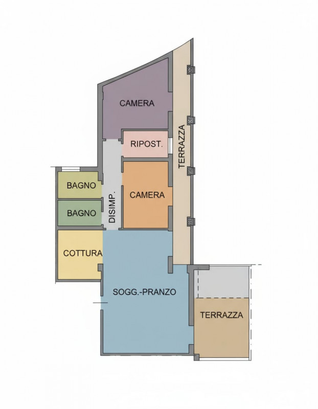 LIBERO DA SUBITO - Elegante appartamento quadrilocale situato nel cuore di San Giorgio delle Pert...