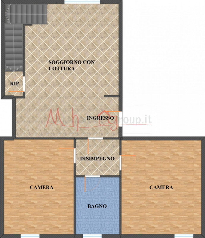 PADOVA ZONA PALTANA - In piccolo condominio, appartamento disposto su due piani in zona interna e...