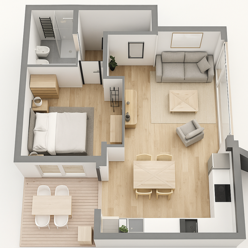 RIF: FR023 PADOVA - FUORI MURA Proponiamo in vendita appartamento di nuova costruzione  al piano ...