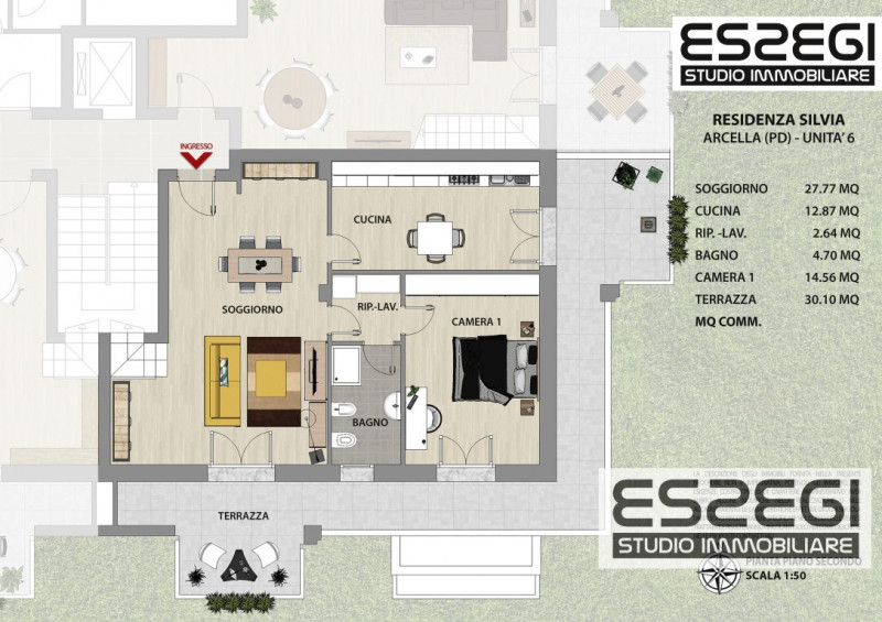 A Padova, nel quartiere San Carlo, proponiamo un elegante appartamento duplex di recente costruzi...