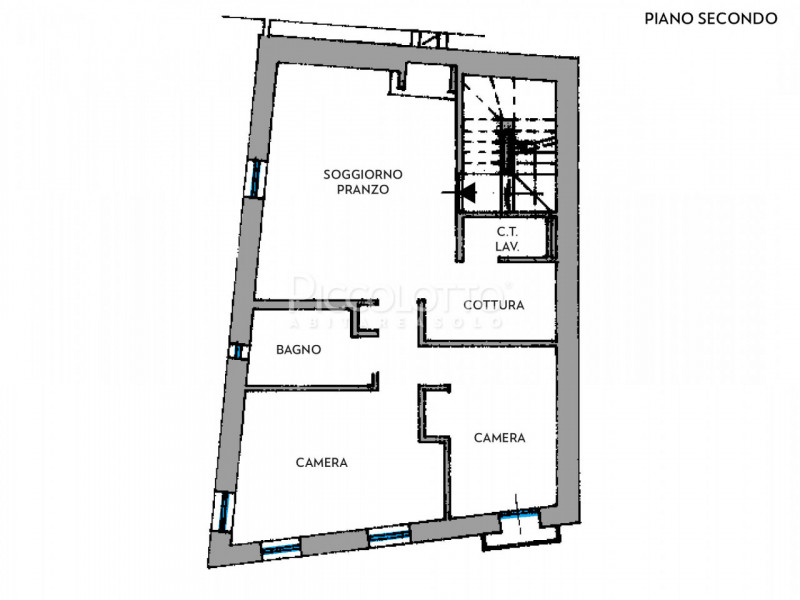 Rif. V5399 - In suggestiva posizione nel cuore del centro storico di Asolo, esclusivo appartament...
