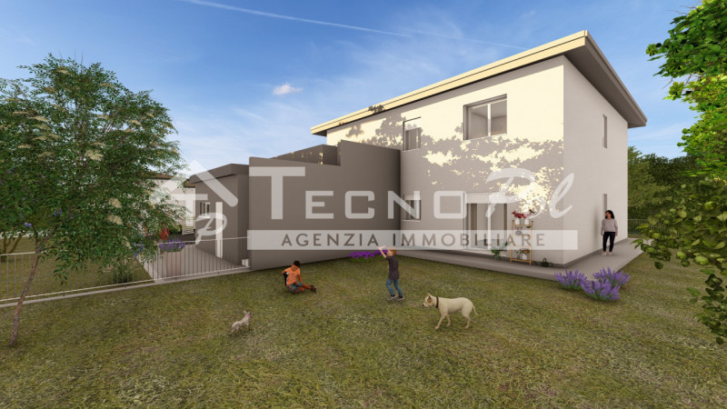 BORGORICCO - In costruzione proponiamo bifamiliare in orizzontale, due unità completamente indipe...