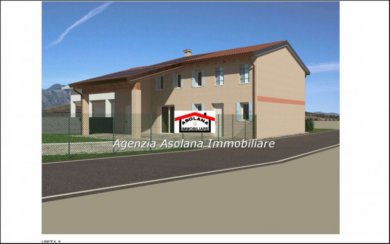Immersa nel verde alle pendici dei colli Asolani vendesi casa singola di nuova costruzione. La si...