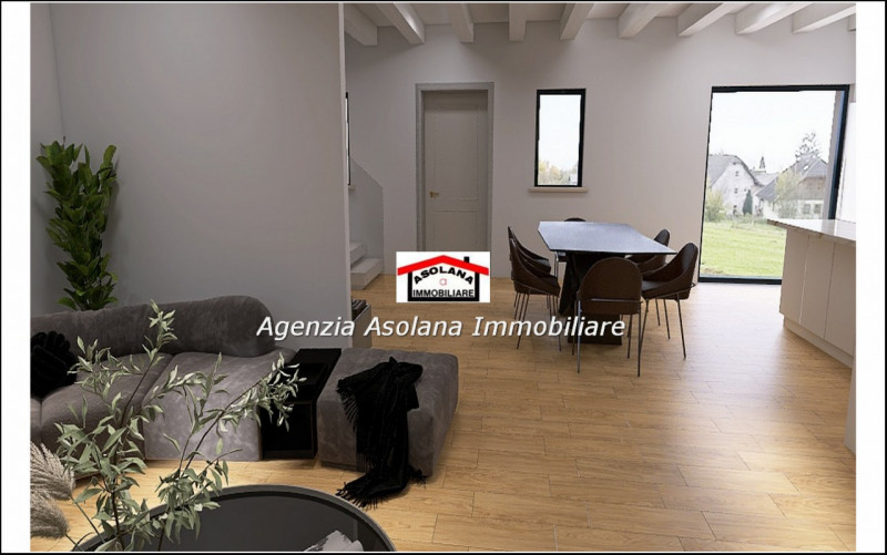 Immersa nel verde alle pendici dei colli Asolani vendesi casa singola di nuova costruzione. La si...