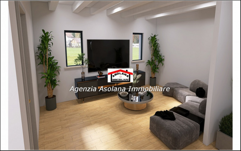 Immersa nel verde alle pendici dei colli Asolani vendesi casa singola di nuova costruzione. La si...