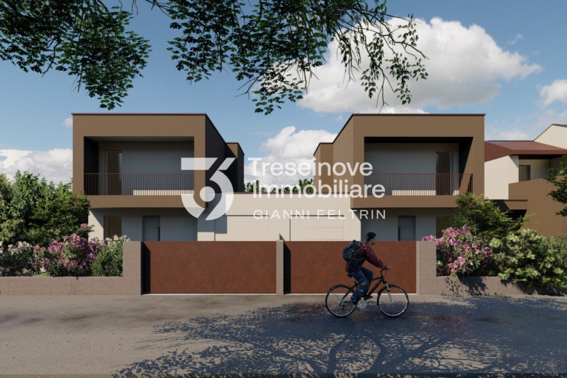 (Per INFO Feltrin ing. Gianni 3288349492) Proponiamo in vendita a Castagnole di Paese bifamiliare...