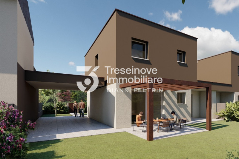 (Per INFO Feltrin ing. Gianni 3288349492) Proponiamo in vendita a Castagnole di Paese bifamiliare...