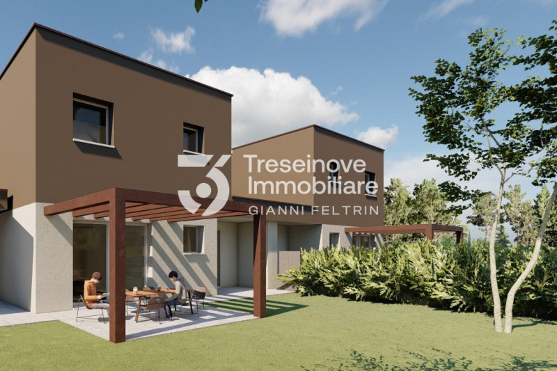 (Per INFO Feltrin ing. Gianni 3288349492) Proponiamo in vendita a Castagnole di Paese bifamiliare...