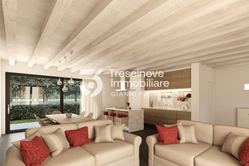 (Per INFO Feltrin ing. Gianni 3288349492) Proponiamo in vendita a Castagnole di Paese bifamiliare...