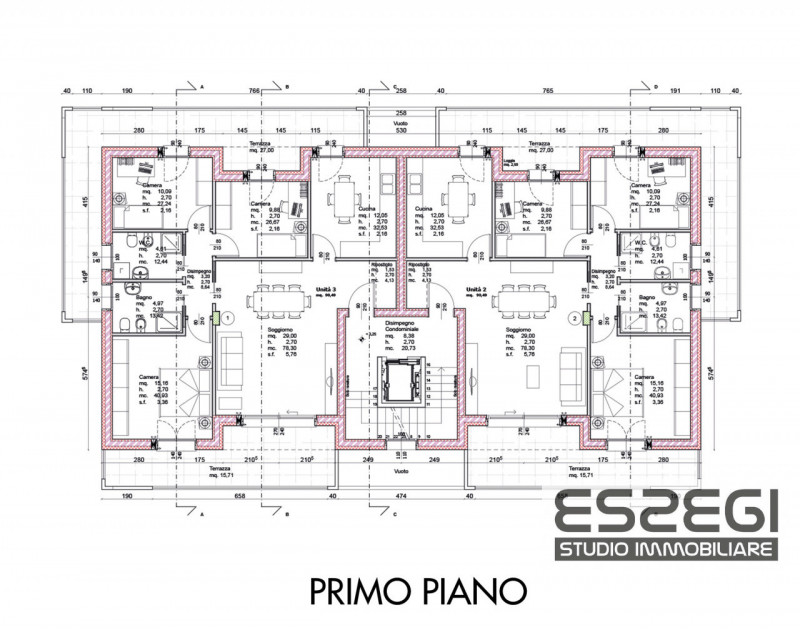 PADOVA- MADONNA PELLEGRINA: Appartamento in palazzina di sole 5 unità di nuova costruzione con ce...