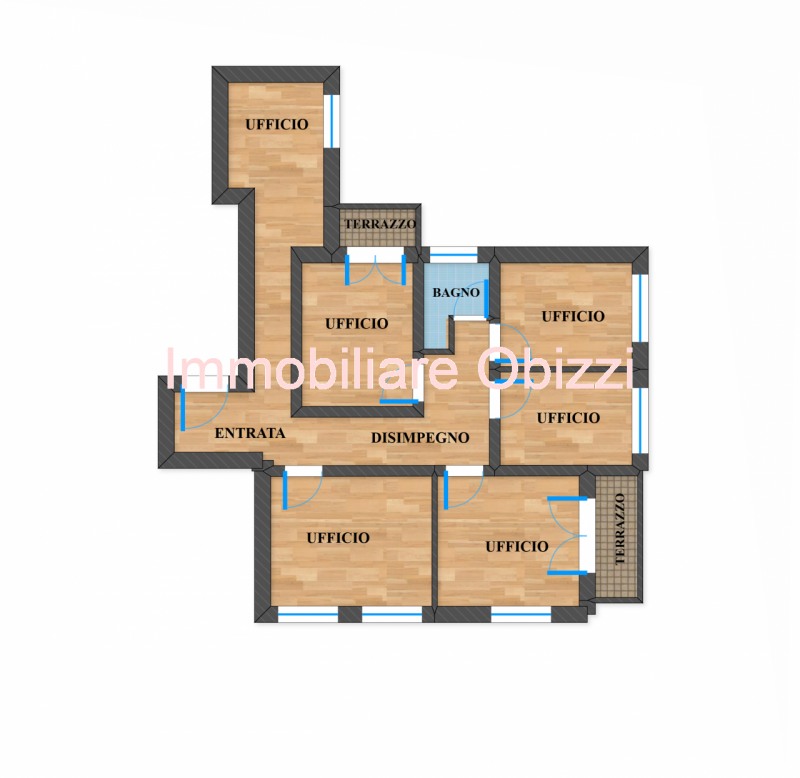 PADOVA - Zona Tribunale - Proponiamo in vendita ufficio al terzo piano servito da ascensore compo...