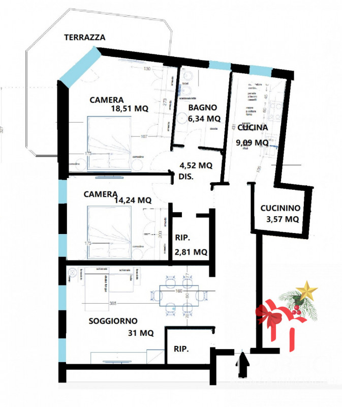 In pieno centro a Mogliano Veneto, nella servitissima Piazza Pio X, proponiamo in vendita apparta...