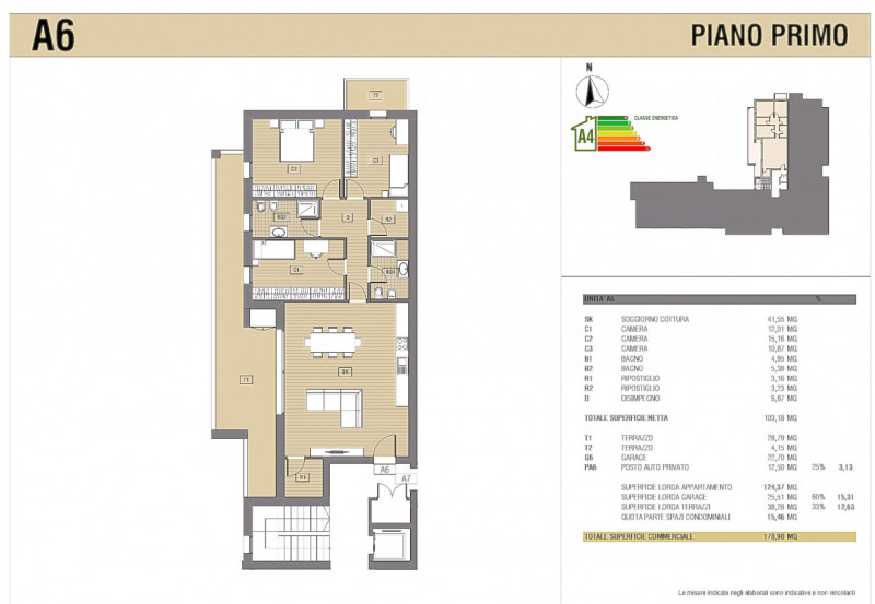 TENCAROLA - (Rif.A634-s) -  Questa descrizione riguarda un nuovo appartamento al piano primo e ul...