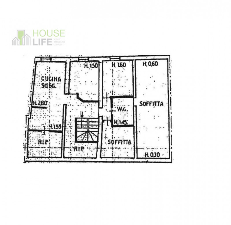 TORREBELVICINO: APPARTAMENTO TRILOCALE MANSARDATO posto al secondo piano composto da zona giorno ...
