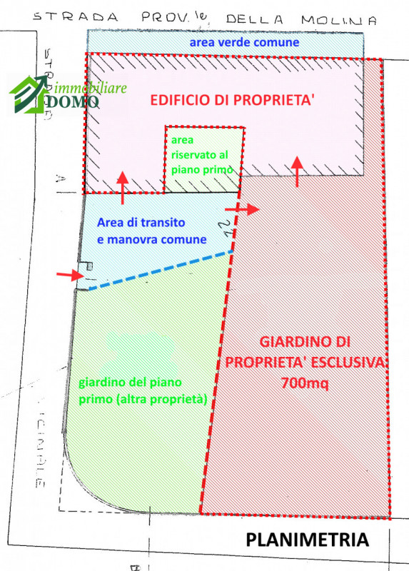 MOLINA DI MALO: esclusiva PORZIONE DI BIFAMILIARE AL PIANO TERRA con ampio giardino privato, ubic...