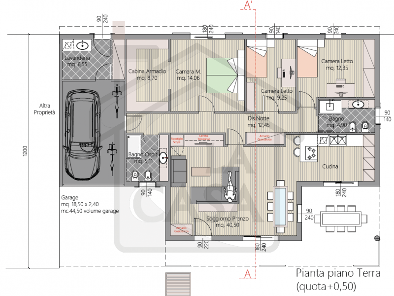 MONTEGROTTO TERME - Casa singola accostata di nuova costruzione, in tranquilla zona residenziale,...