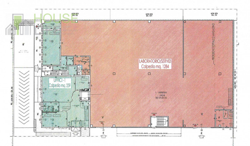 ZONA SCHIO: Z.I. CAPANNONE INDUSTRIALE  di mq 1900 circa H 7,00 sotto trave, area produttiva mq 1...