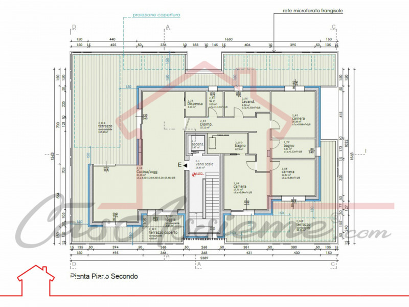 Rif. AH026
CHIAVI IN MANO - PROSSIMA COSTRUZIONE
Al secondo e ultimo Piano di una palazzina moder...
