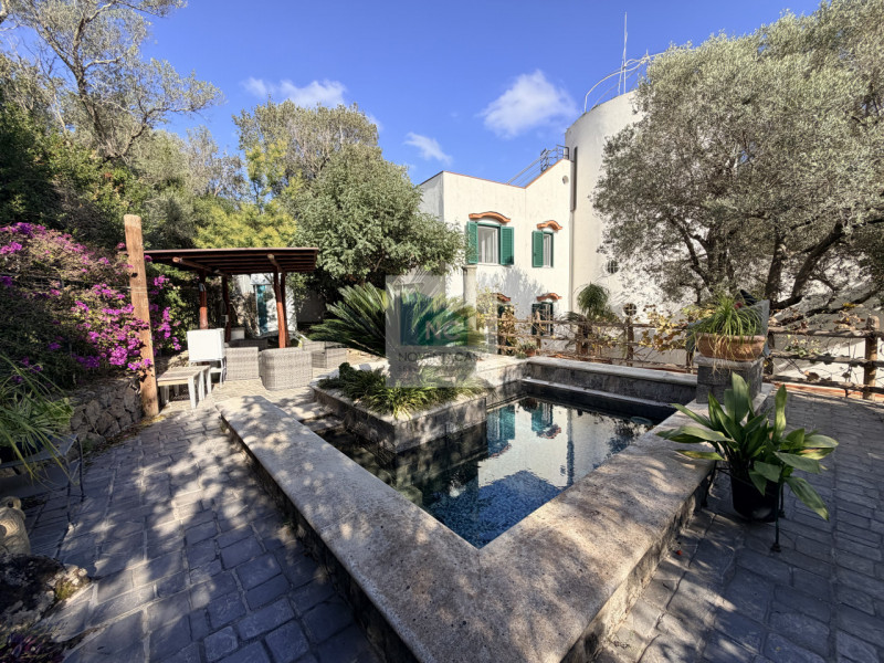 Scopri questa straordinaria villa moderna situata nella rinomata zona Zaro di Forio, sull'isola d...