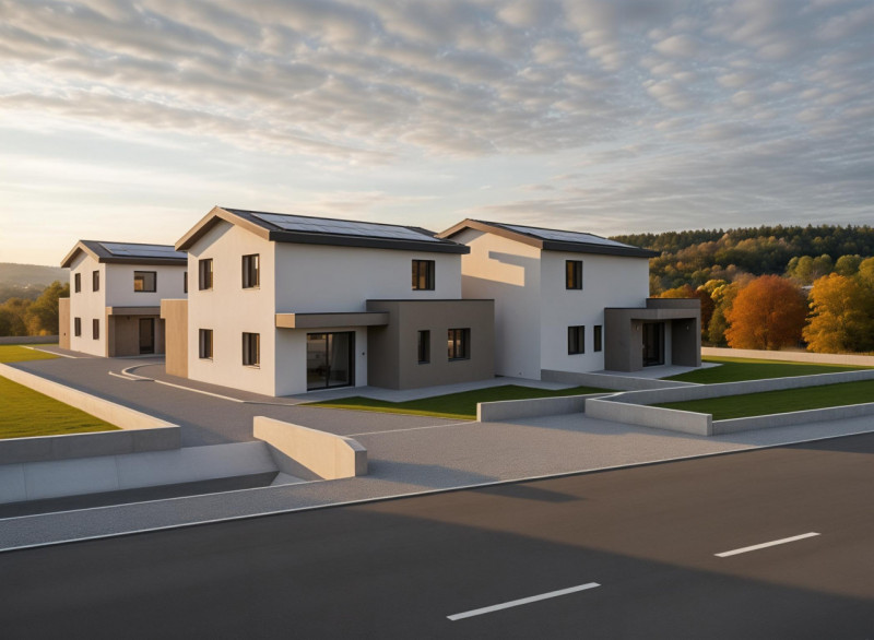 ABITAZIONE AFFIANCATA IN CLASSE A4 IN COSTRUZIONE A VICENZA NORD - CON GARAGE E GIARDINO - RIF. 8...