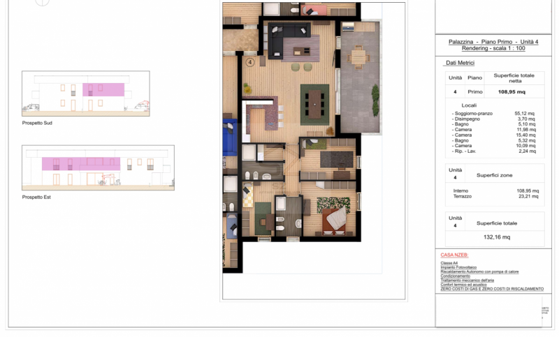 PADOVA - GUIZZA 

APPARTAMENTO NUOVO CLASSE A4 3 CAMERE E TERRAZZO ABITABILE 

Comodo a tutti i s...
