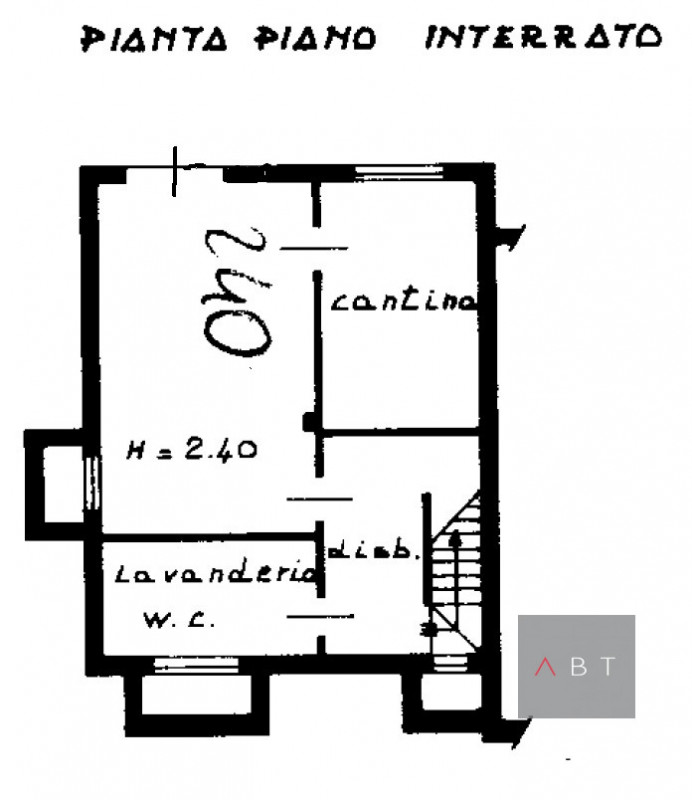 Porzione di quadrifamiliare di testa composta di: ingesso, soggiorno-pranzo, cucinino, centrale t...