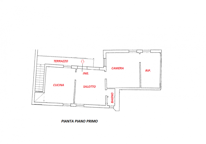 CESSIONE DI NUDA PROPRIETA': IMMOBILE DA RISTRUTTURARE A DUE PASSI DALLA CITTA' - EURO 230.000 - ...