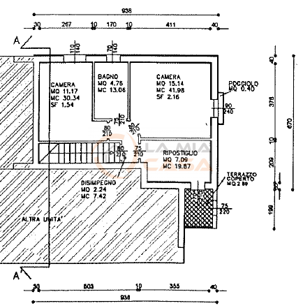 BOVOLENTA loc. BRUSADURE: Porzione di trifamiliare di testa situata in zona tranquilla e in quart...