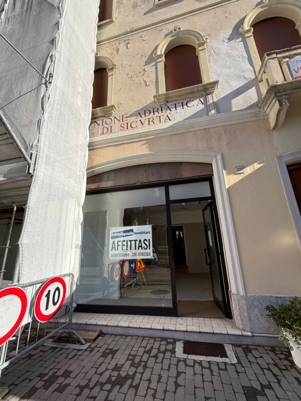 Proponiamo in affitto un luminoso negozio di circa 60 mq situato nella centralissima zona di Vitt...