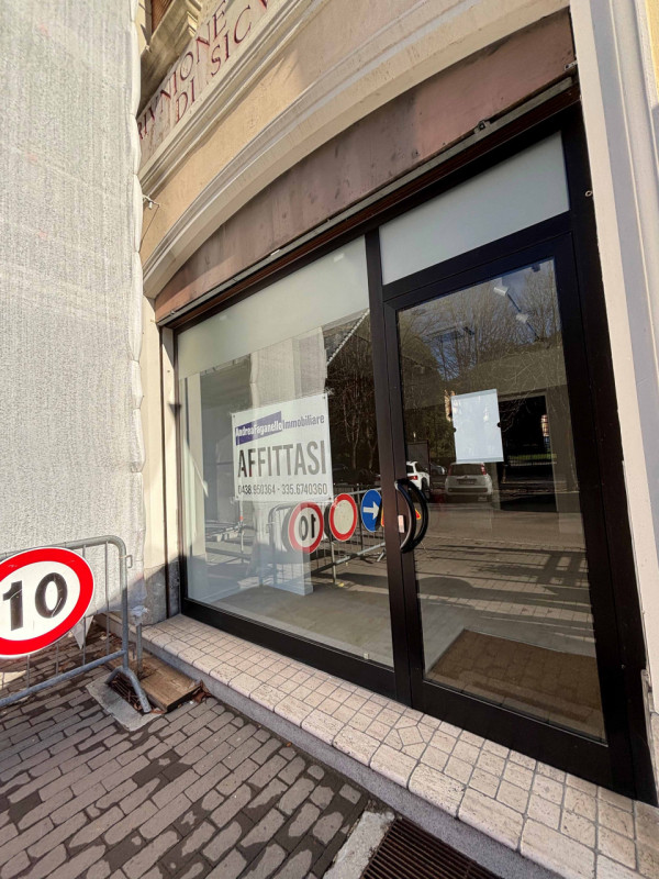 Proponiamo in affitto un luminoso negozio di circa 60 mq situato nella centralissima zona di Vitt...