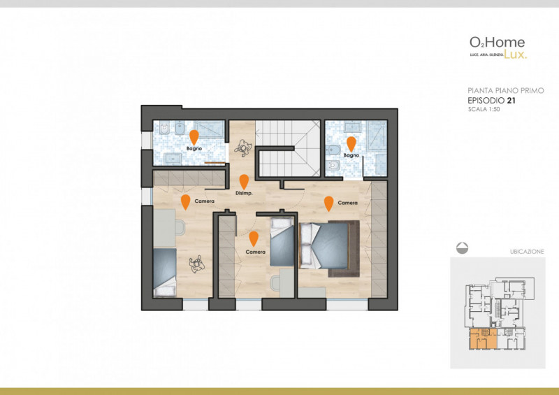 A cinque minuti da Vicenza Nord, all'interno di una piccola palazzina che ospita solo 8 unità ven...