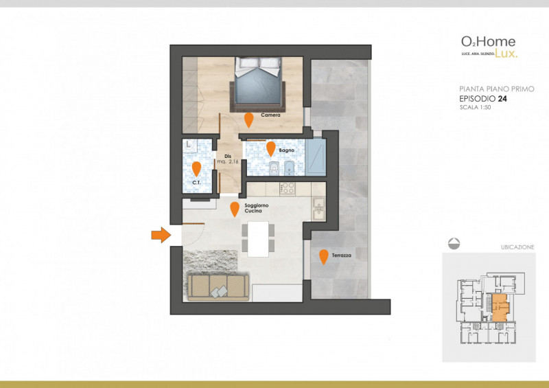 A cinque minuti da Vicenza Nord, all'interno di una piccola palazzina che ospita solo 8 unità ven...
