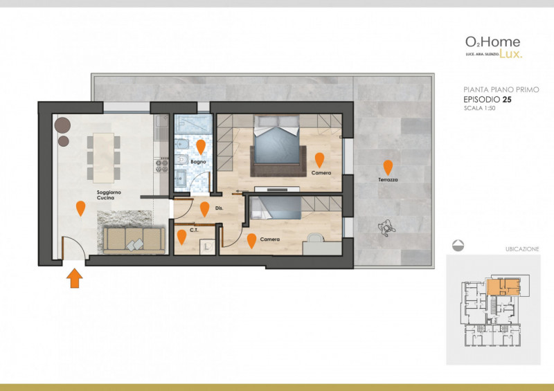 A cinque minuti da Vicenza Nord, all'interno di una piccola palazzina che ospita solo 8 unità ven...