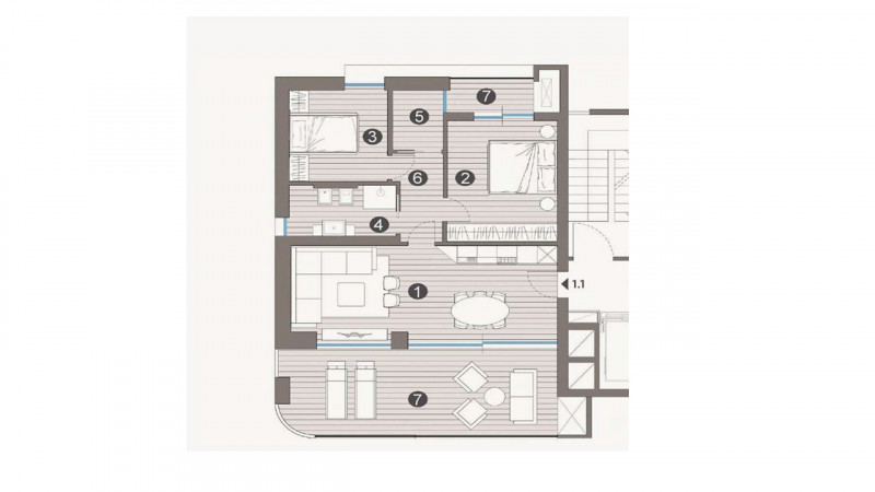 Appartamento al primo piano di una nuova costruzione tra Piazza Brescia e Drago, in una delle are...