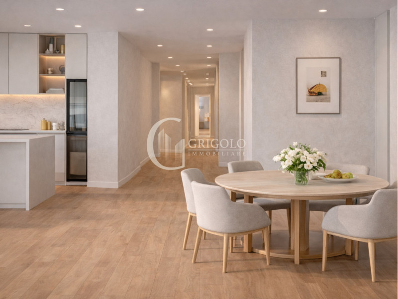 Nuova costruzione tra Piazza Brescia e Drago, un attico esclusivo vista mare e laguna, dove il ci...