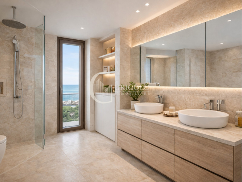 Nuova costruzione tra Piazza Brescia e Drago, un attico esclusivo vista mare e laguna, dove il ci...