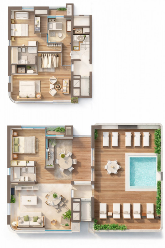 Nuova costruzione tra Piazza Brescia e Drago, un attico esclusivo vista mare e laguna, dove il ci...