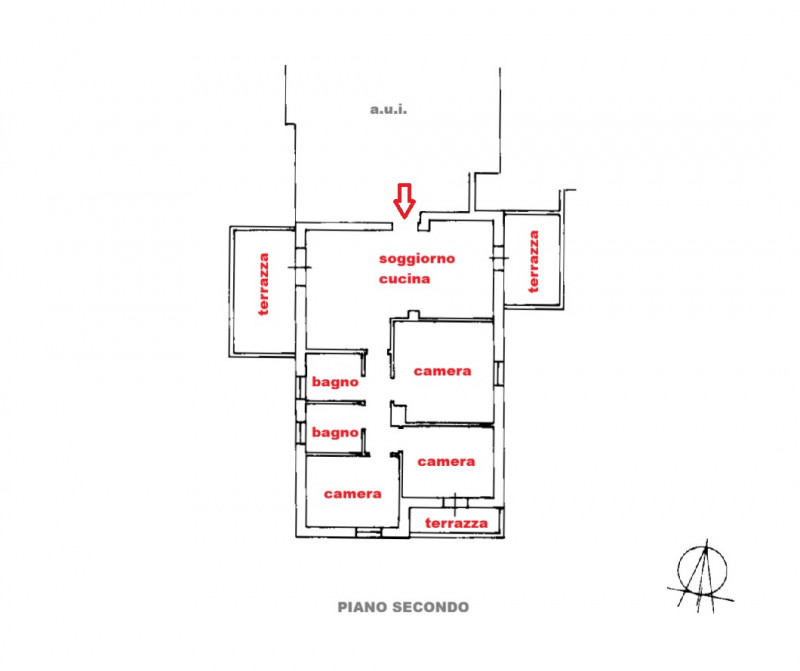 APPARTAMENTO TRICAMERE CON TRE TERRAZZE E GARAGE DOPPIO IN VENDITA A VICENZA OVEST - ZONA FERROVI...