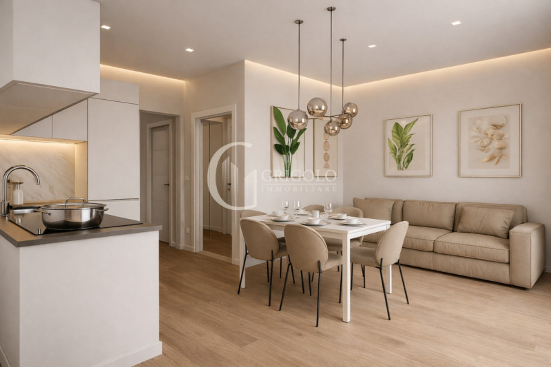 In una nuova costruzione vicino a Piazza Milano, una delle zone più ricercate e luminose di Jesol...