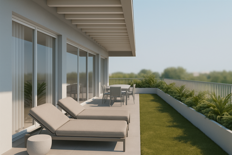 In una nuova costruzione vicino a Piazza Milano, una delle zone più ricercate e luminose di Jesol...