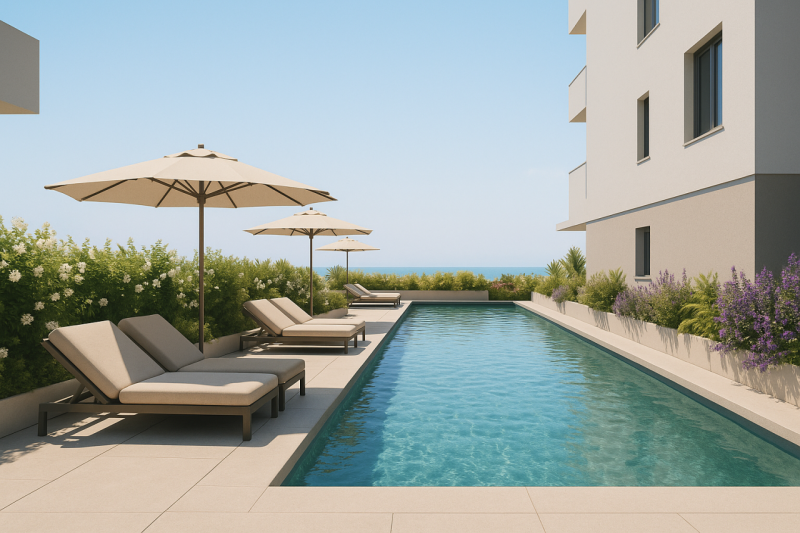 In una nuova costruzione vicino a Piazza Milano, una delle zone più ricercate e luminose di Jesol...