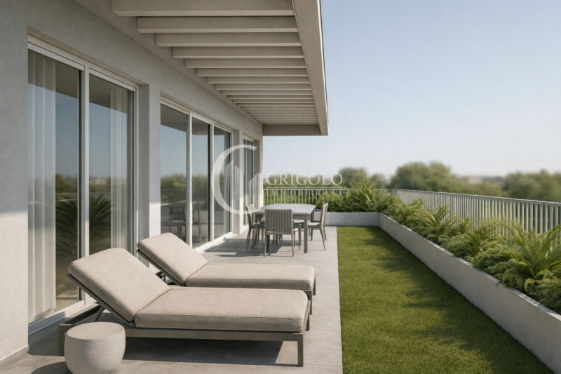 In una nuova costruzione vicino a Piazza Milano, una delle zone più ricercate e luminose di Jesol...